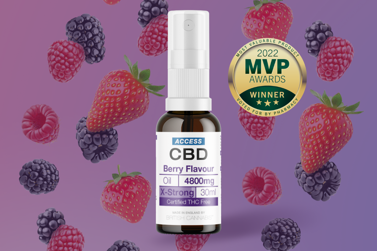 ACCESS CBD voted UK’s best CBD oil in pharmacy sector for sleep, stress and insomnia